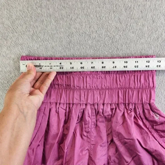 Free People Movement Shorts Womens M Pink The Way Home High Rise Lined FP - Picture 7 of 13